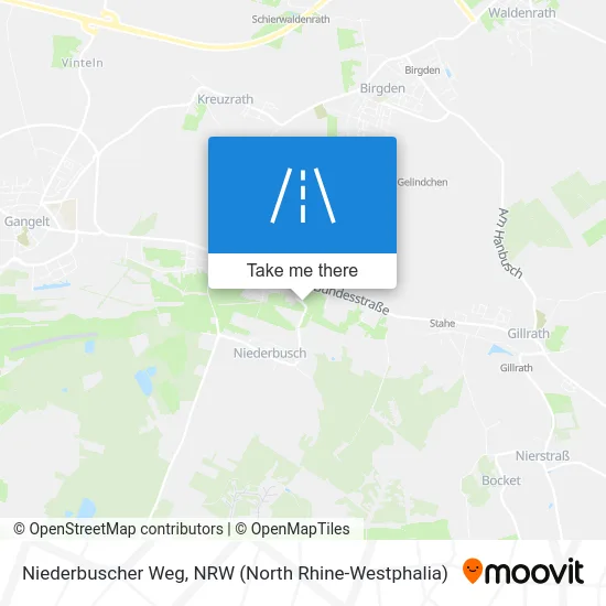 Карта Niederbuscher Weg