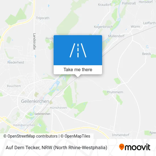 Карта Auf Dem Tecker