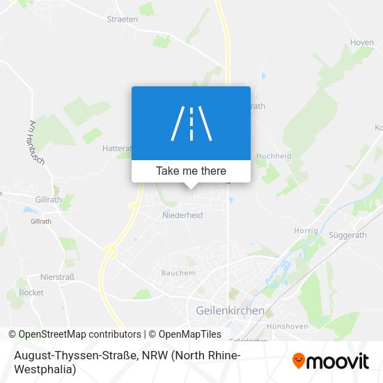 August-Thyssen-Straße map