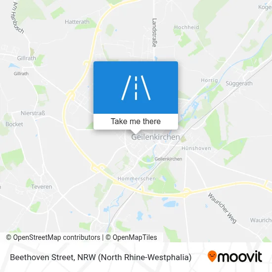 Beethovenstraße map