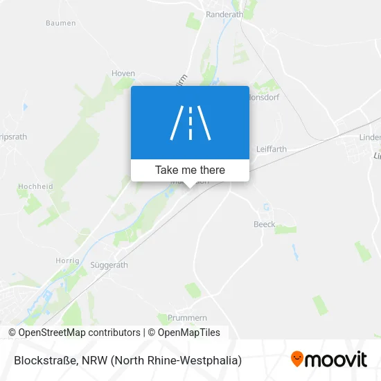 Карта Blockstraße