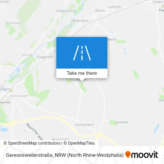 Gereonsweilerstraße map