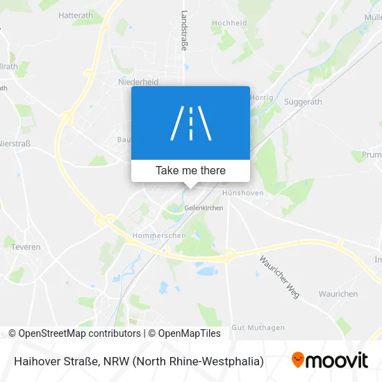 Карта Haihover Straße