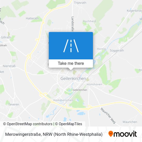 Merowingerstraße map