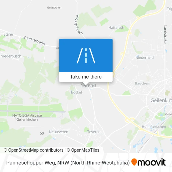 Panneschopper Weg map