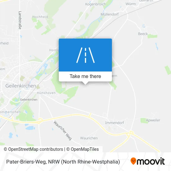 Pater-Briers-Weg map