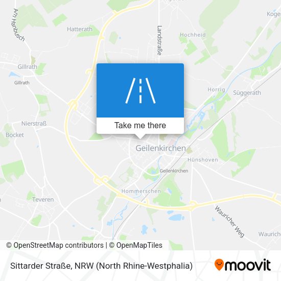 Sittarder Straße map
