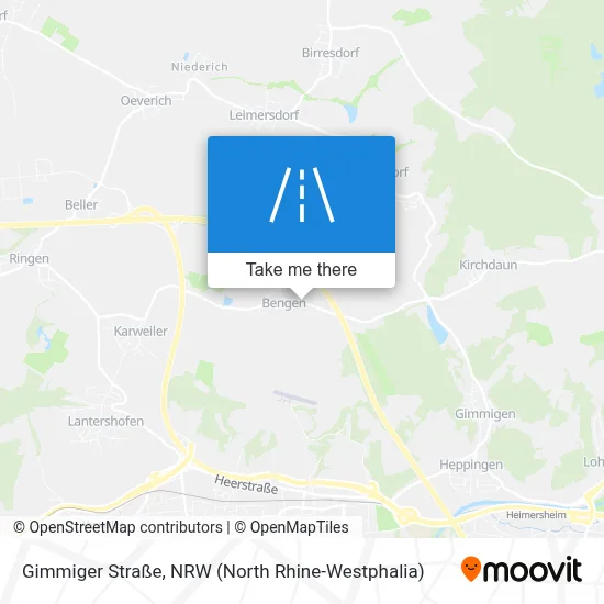 Gimmiger Straße map