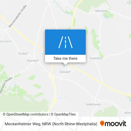 Meckenheimer Weg map
