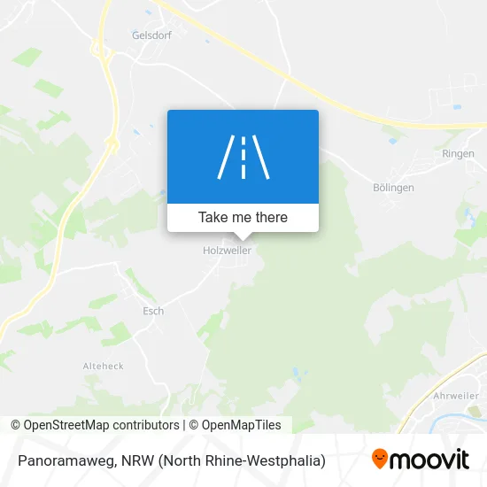 Карта Panoramaweg