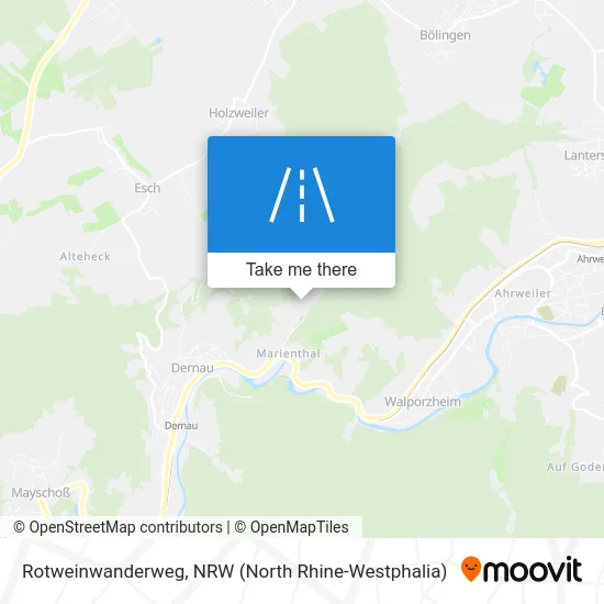 Rotweinwanderweg map