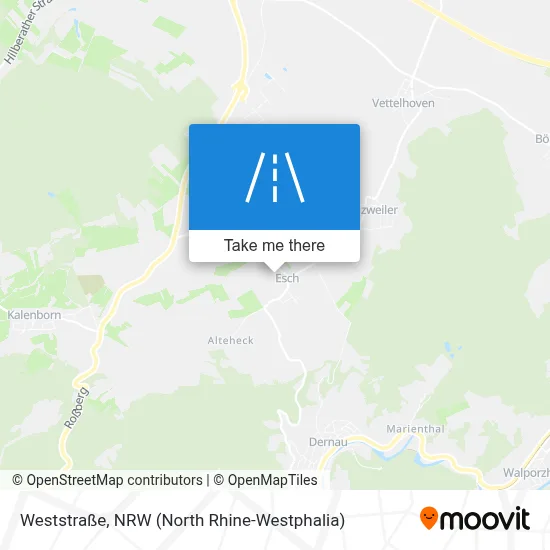 Weststraße map