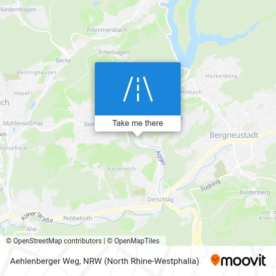 Aehlenberger Weg map
