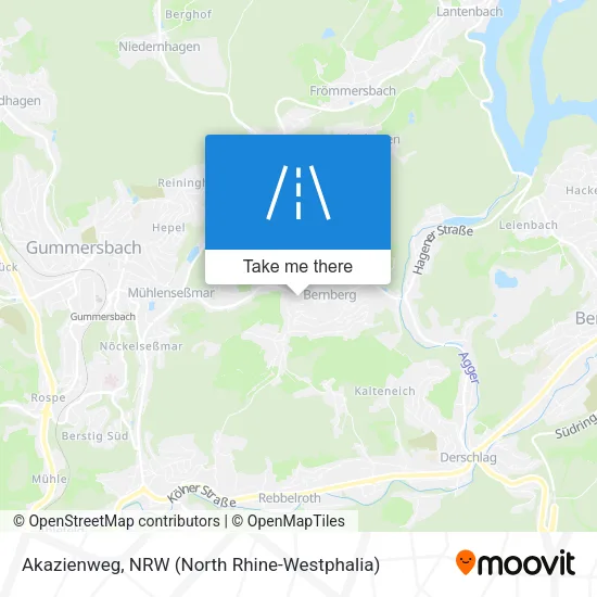 Карта Akazienweg