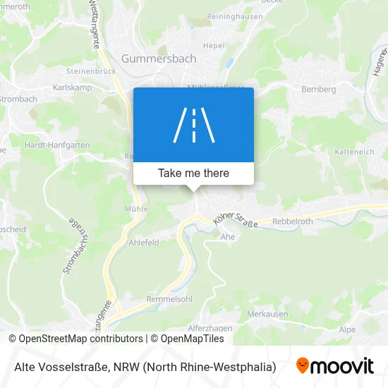 Alte Vosselstraße map