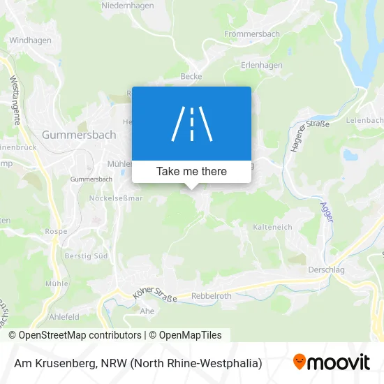 Am Krusenberg map