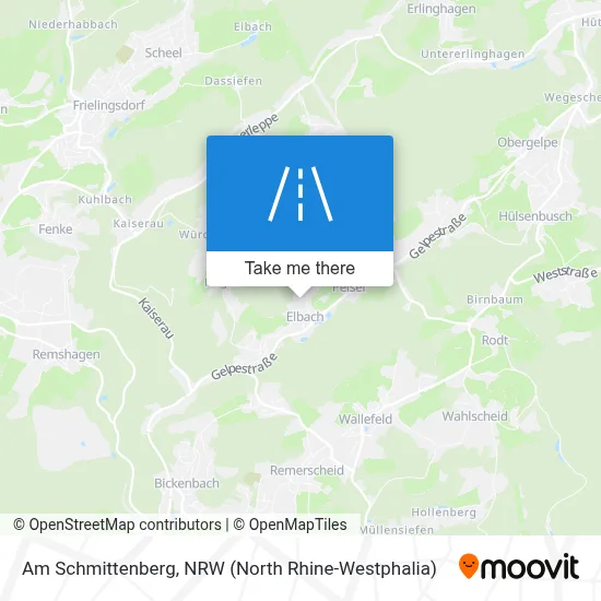 Am Schmittenberg map