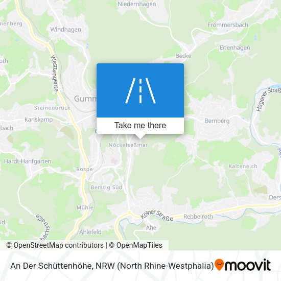 An Der Schüttenhöhe map