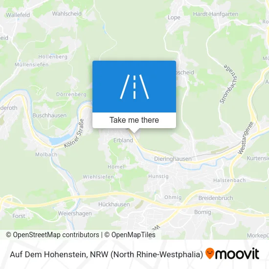 Карта Auf Dem Hohenstein