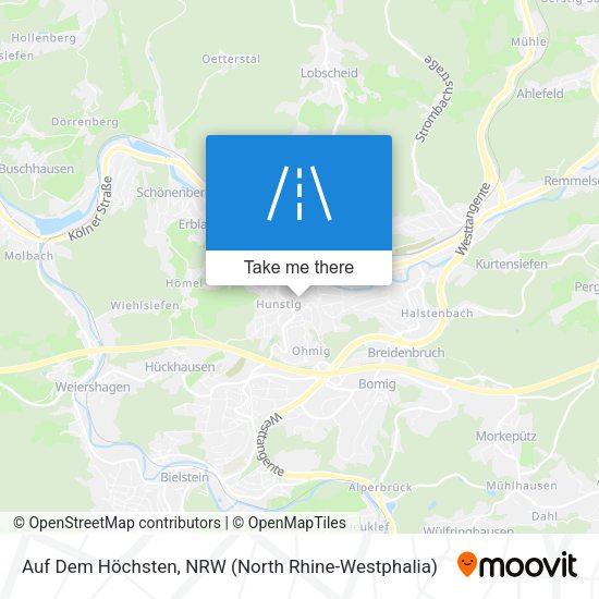 Auf Dem Höchsten map