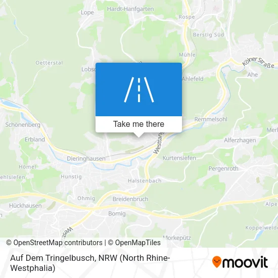 Карта Auf Dem Tringelbusch