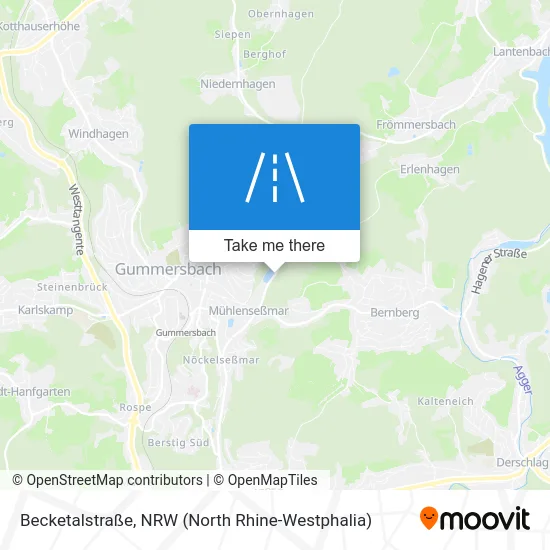 Карта Becketalstraße