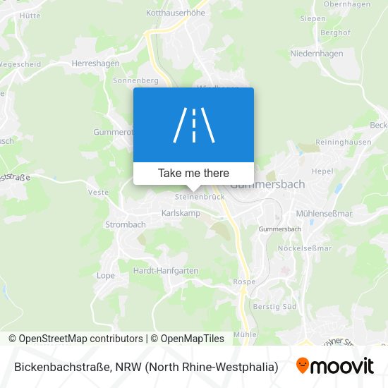 Bickenbachstraße map