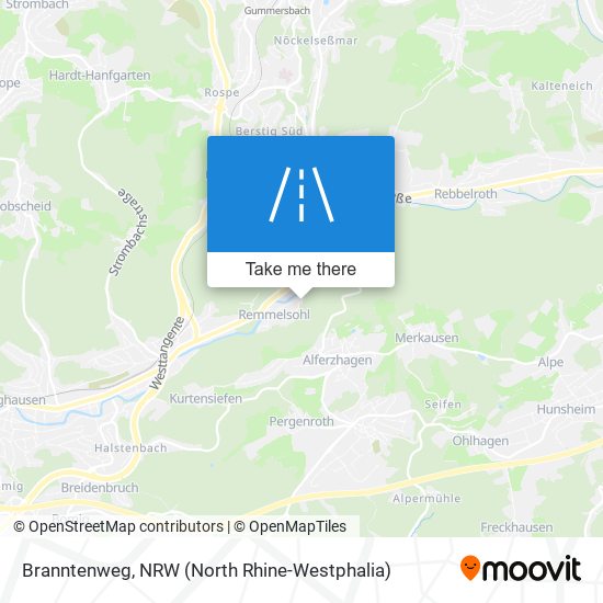 Branntenweg map