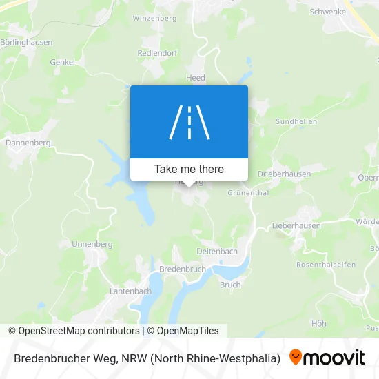 Bredenbrucher Weg map