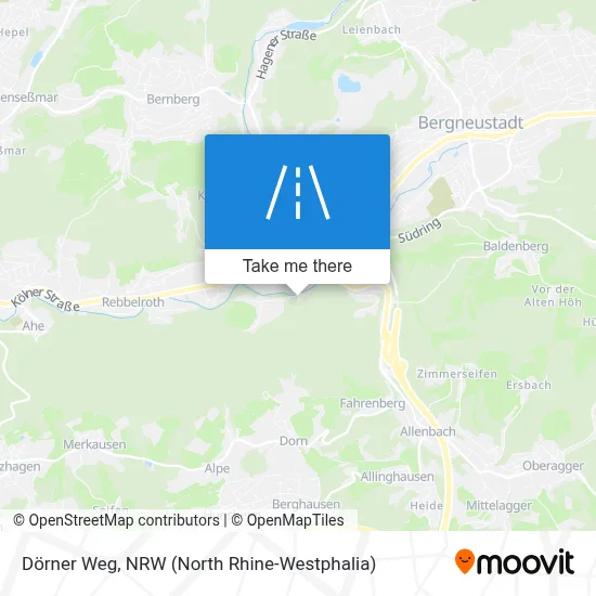 Dörner Weg map