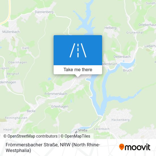 Frömmersbacher Straße map