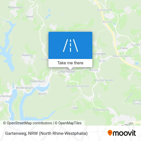 Карта Gartenweg