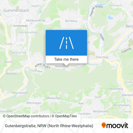 Gutenbergstraße map