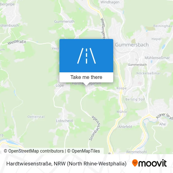 Hardtwiesenstraße map