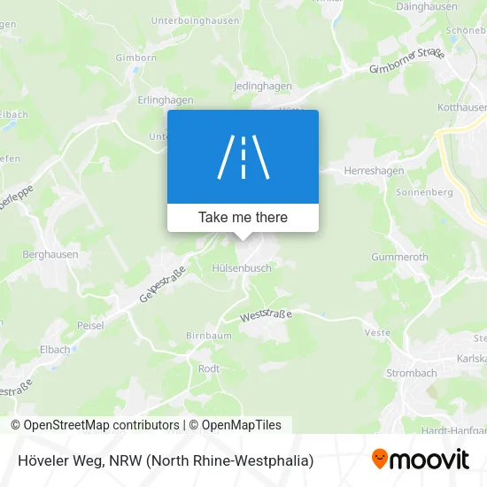 Карта Höveler Weg