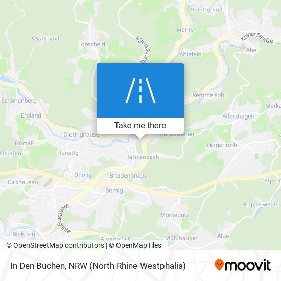 In Den Buchen map