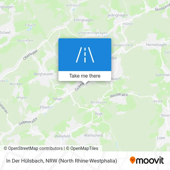 In Der Hülsbach map