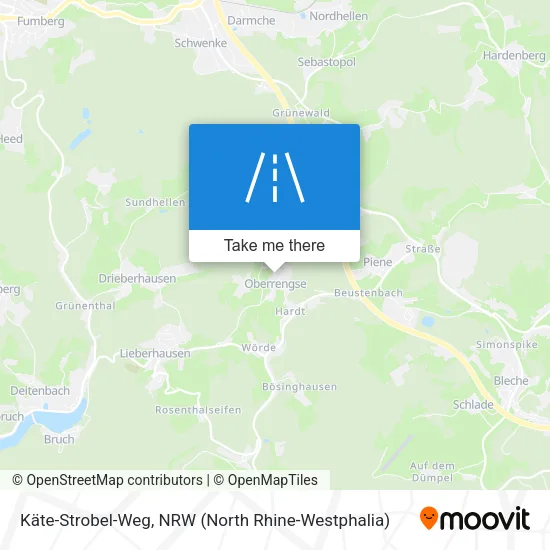 Карта Käte-Strobel-Weg