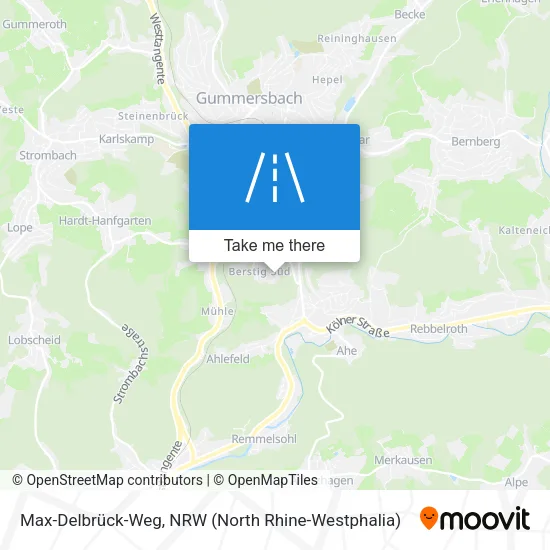 Карта Max-Delbrück-Weg