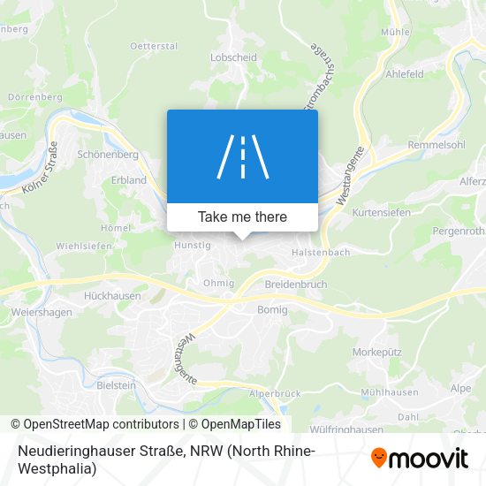 Neudieringhauser Straße map