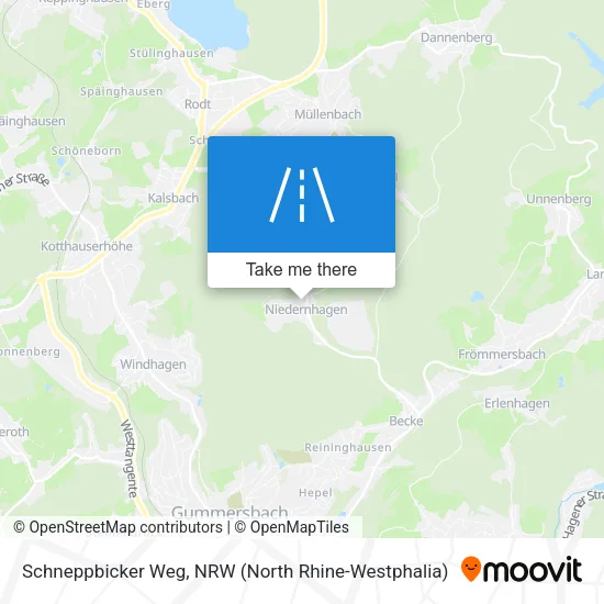 Карта Schneppbicker Weg