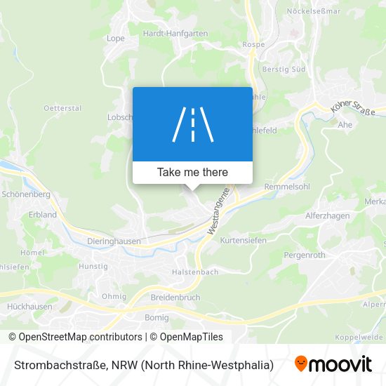 Strombachstraße map