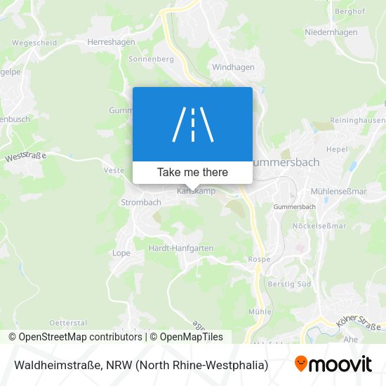Waldheimstraße map