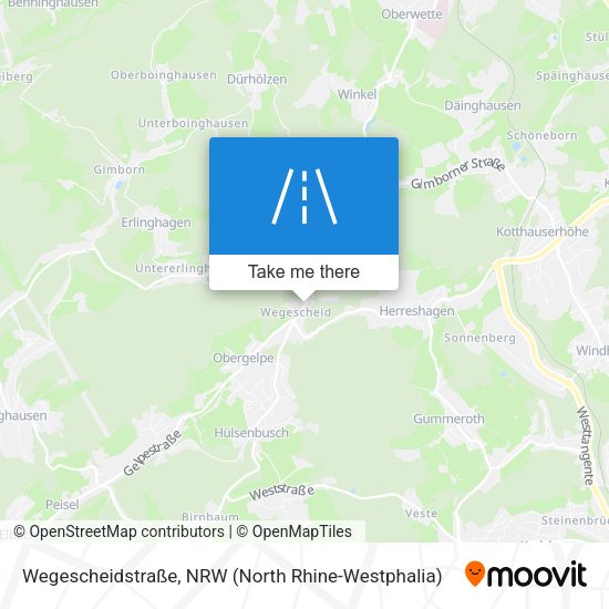 Wegescheidstraße map