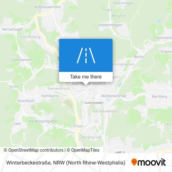Карта Winterbeckestraße