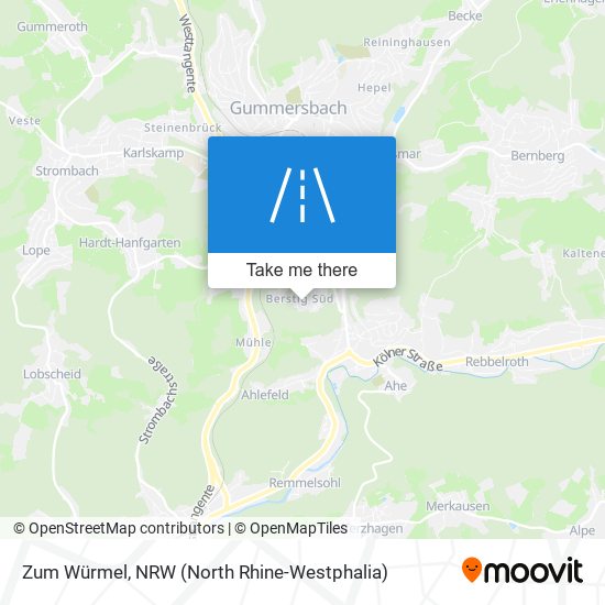 Zum Würmel map