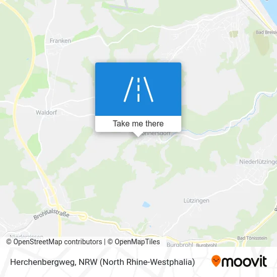 Herchenbergweg map
