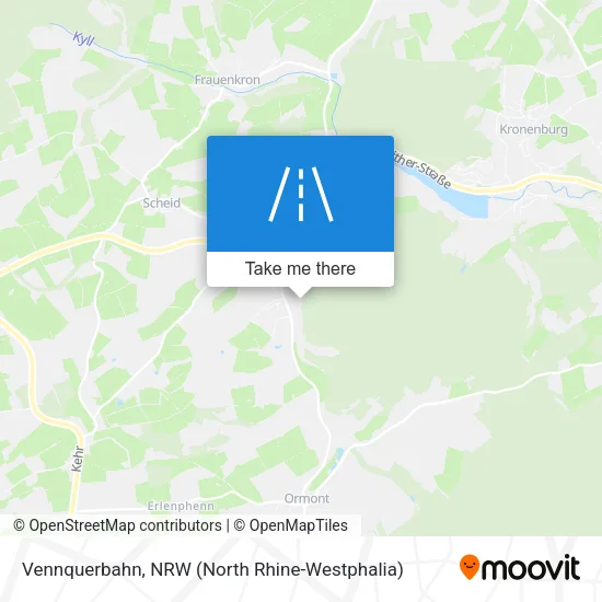 Карта Vennquerbahn