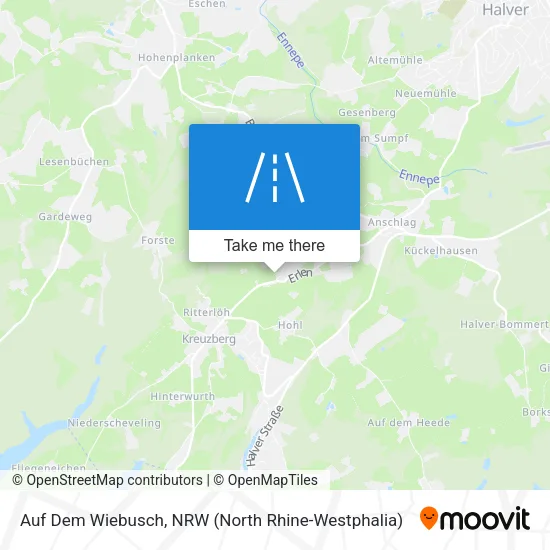 Карта Auf Dem Wiebusch