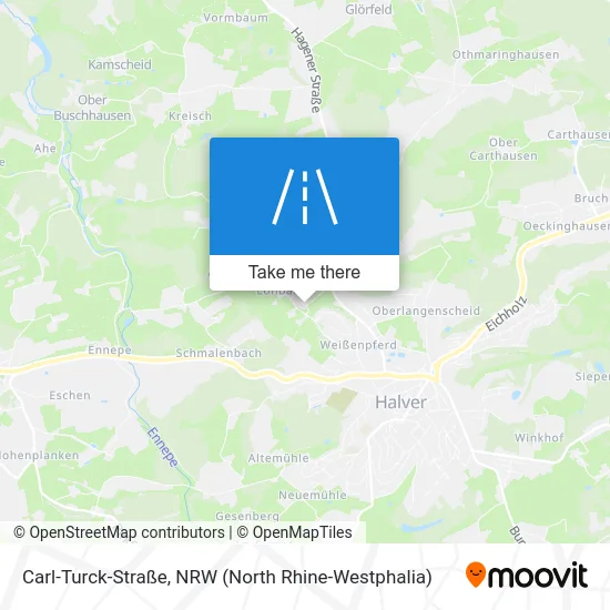 Карта Carl-Turck-Straße